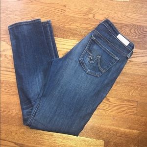 AG stilt cigarette skinny jeans size 28